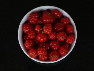 Fresh Brazilian Cherry fruits 