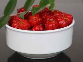 Fresh Brazilian Cherry fruits 