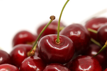 Fresh and delicious  red cherry