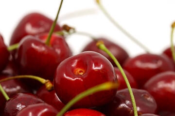 Fresh and delicious  red cherry