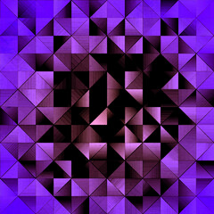  purple and magenta background circle gradient in dark polygonal texture