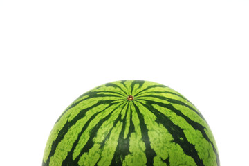 Watermelon of various shapes in white background