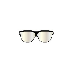 Glasses symbol vector icon design template
