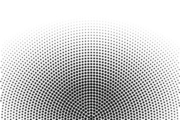 black and white abstract background with halftone dots pattern