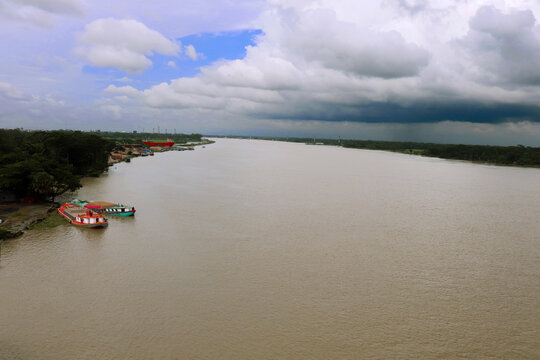 View of River before Rain