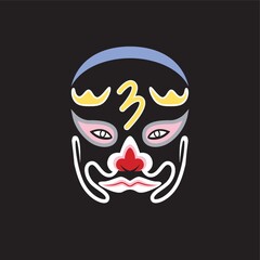 Obraz na płótnie Canvas chinese opera mask