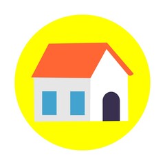house icon essential on white background