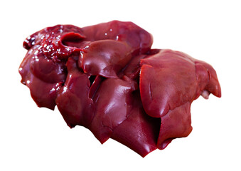 Raw rabbit liver
