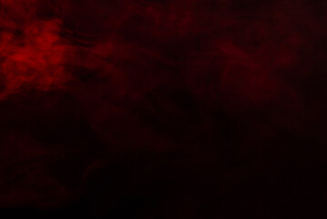 Red steam on a black background.