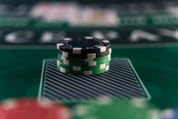 Casino Black Jack table