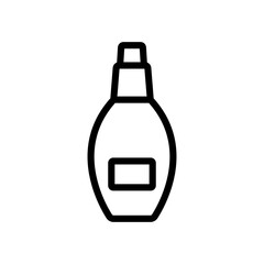 aromatic serum spray icon vector. aromatic serum spray sign. isolated contour symbol illustration
