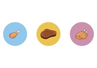 meat icons