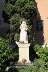Monument to sister Angela dela Cruz, patroness of the poor