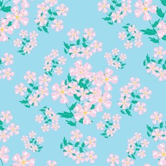 Seamless Pattern With Floral Motifs able to print for cloths, tablecloths, blanket, shirts, dresses, posters, papers.