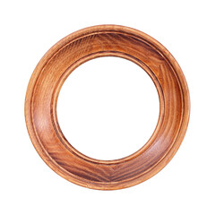 Obraz premium Wooden frame for paintings, mirrors or photo isolated on white background
