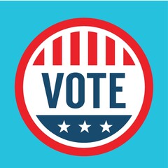 election vote badge