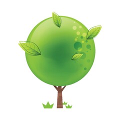 houses under big trees