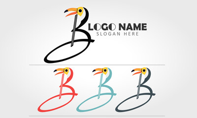 B Letter Logo Design- B Logo concept. Can be used for any purpose.