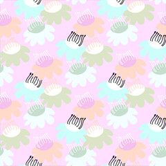 seamless nature of flower, branch, and leaves. Can use for print, template, fabric, presentation, textile, banner, poster, wallpaper, 