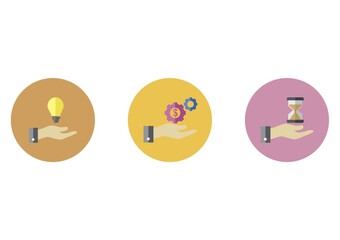 Fototapeta premium business icons