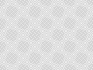 Abstract geometric pattern. A seamless vector background. White and grey ornament. Graphic modern pattern. Simple lattice graphic design.