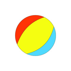 colorful beach ball