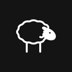 Sheep icon. Animal symbol, Logo design for the company.