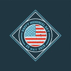 Naklejka premium memorial day