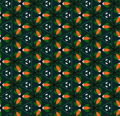 Seamless pattern, with different shades of color, flat minimal colorful