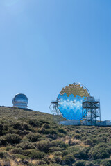Astronomical observatory at La Palma Island