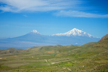 Mount Ararat. beautiful view from Armenia