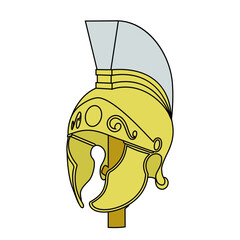 Detail for a coat of arms crest heraldic medieval knight or royal family. vintage heraldry shield. 