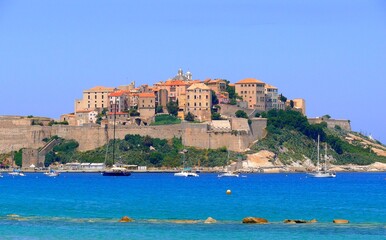 Fototapeta na wymiar Europe, France, Corsica, City of Calvi, the citadel