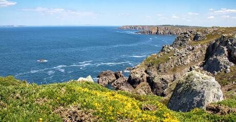 Pointe du Van. La cote sauvage. Finistère. Bretagne	