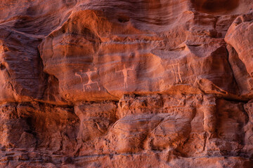 Petroglyphs at Wadi Rum, Jordan