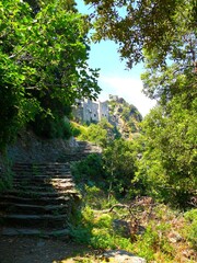 Europe, France, Corsica, village of Nonza