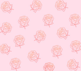 Valentine&rsquo;s day roses pattern background part 2/Floral pattern background. For Valentines, Mother&rsquo;s, Birthday, Wedding and Anniversary. Cover template, banner, greeting card, postcard, event.