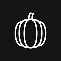 Vegetables vector icon, symbol isolated on background.