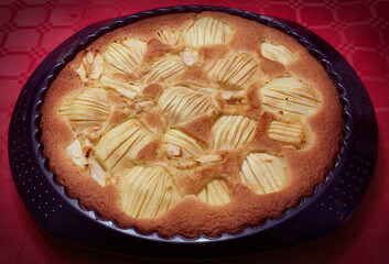 freshly baked homemade apple pie