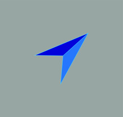 Fototapeta premium location point simple shapes vector icon