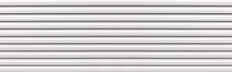 Obraz premium Panorama of White Corrugated metal texture surface or galvanize steel background.