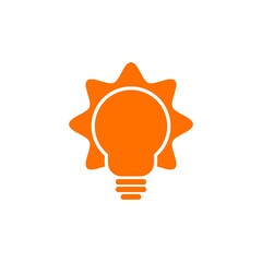 lightbulb idea vector design template illustration