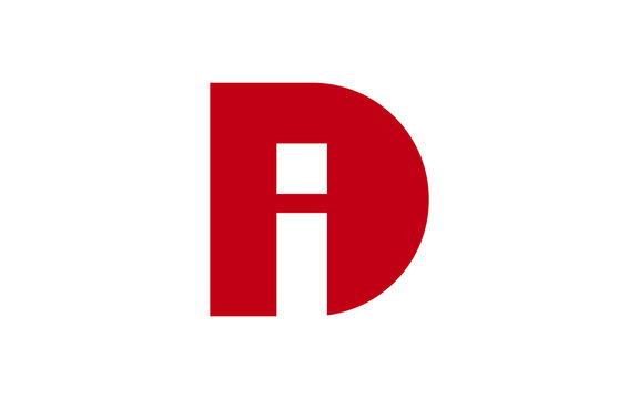 DI or ID Letter Initial Logo Design, Vector Template