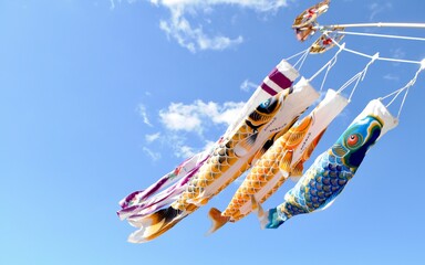 青空と鯉のぼり