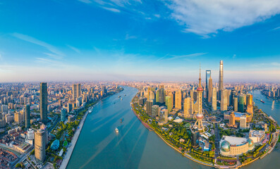 Fototapeta na wymiar The city scenery of Shanghai, China