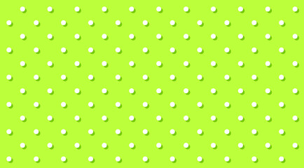 polka dot white on lemon green for background, polka dot white pattern cute, random scattered dots, green lemon and white polka dot pattern for confetti wallpaper © cgdeaw