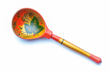 Traditional Russian national wooden painted (so-called 