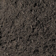 Black hardwood mulch texture abstract background