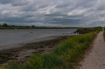 Fototapeta na wymiar River Crouch, Hullbridge, Essex.