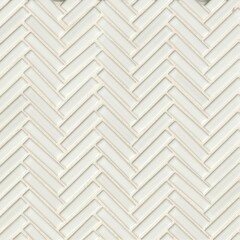 Herringbone mosaic porcelain tile texture white
